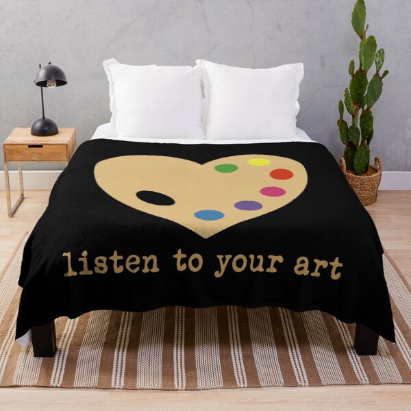 Item preview, Heart Paint Palette Listen To Your Art designed and sold by Gkinoki.