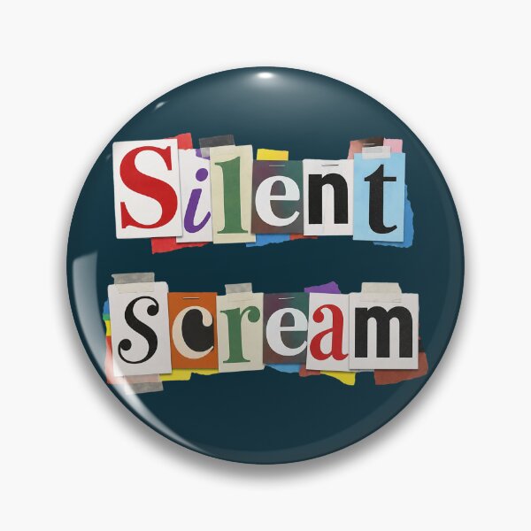 Item preview, Silent Scream Introvert Emotional Collage Quote designed and sold by NosandEdgy.