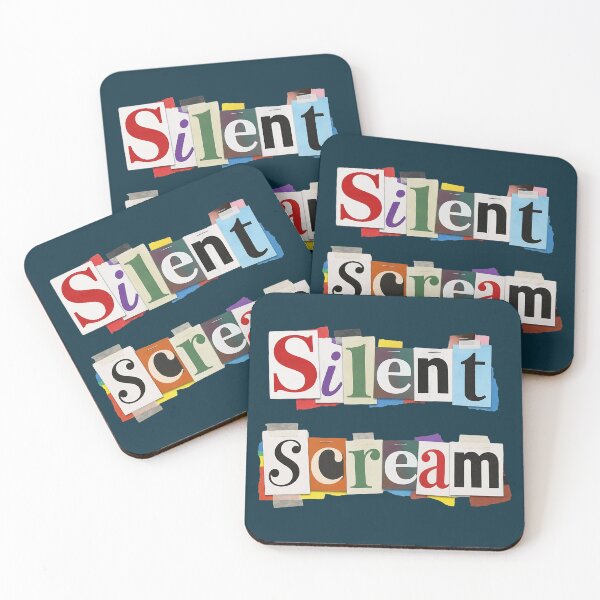 Item preview, Silent Scream Introvert Emotional Collage Quote designed and sold by NosandEdgy.