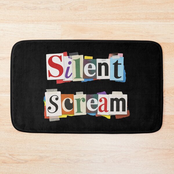 Item preview, Silent Scream Introvert Emotional Collage Quote designed and sold by NosandEdgy.