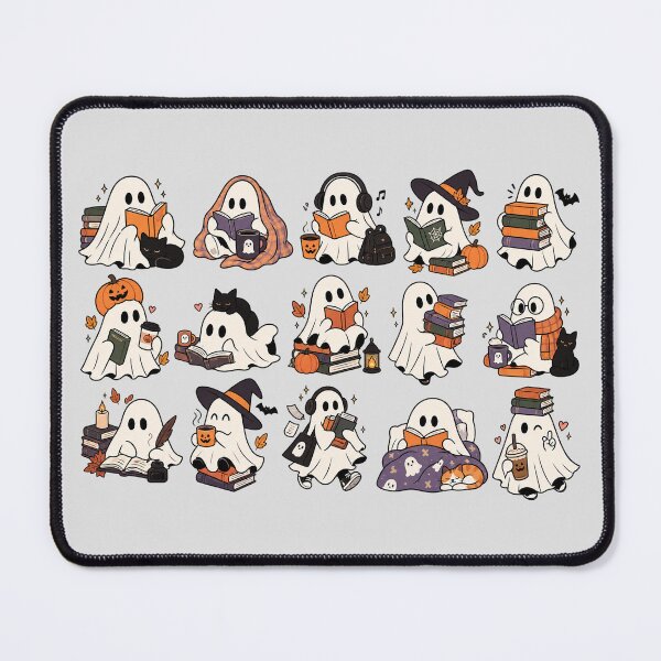 Item preview, Cozy Bookish Ghosts Halloween Sticker Collection designed and sold by goolib.