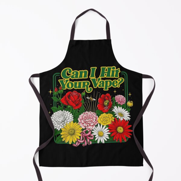 Item preview, Can I Hit Your Vape Funny Floral Retro Vaping Joke designed and sold by haitrieuic96.