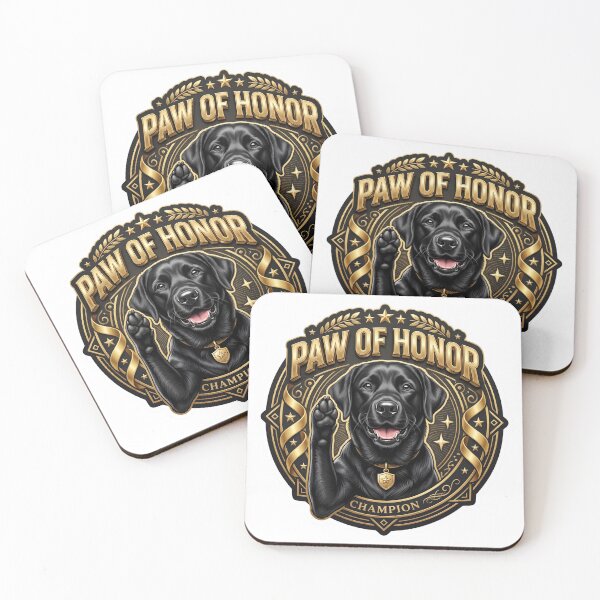 Item preview, Paw of Honor Labrador Champion Artwork designed and sold by pradeepvisuals.