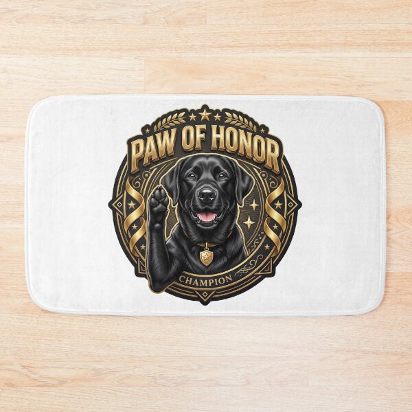 Item preview, Paw of Honor Labrador Champion Artwork designed and sold by pradeepvisuals.