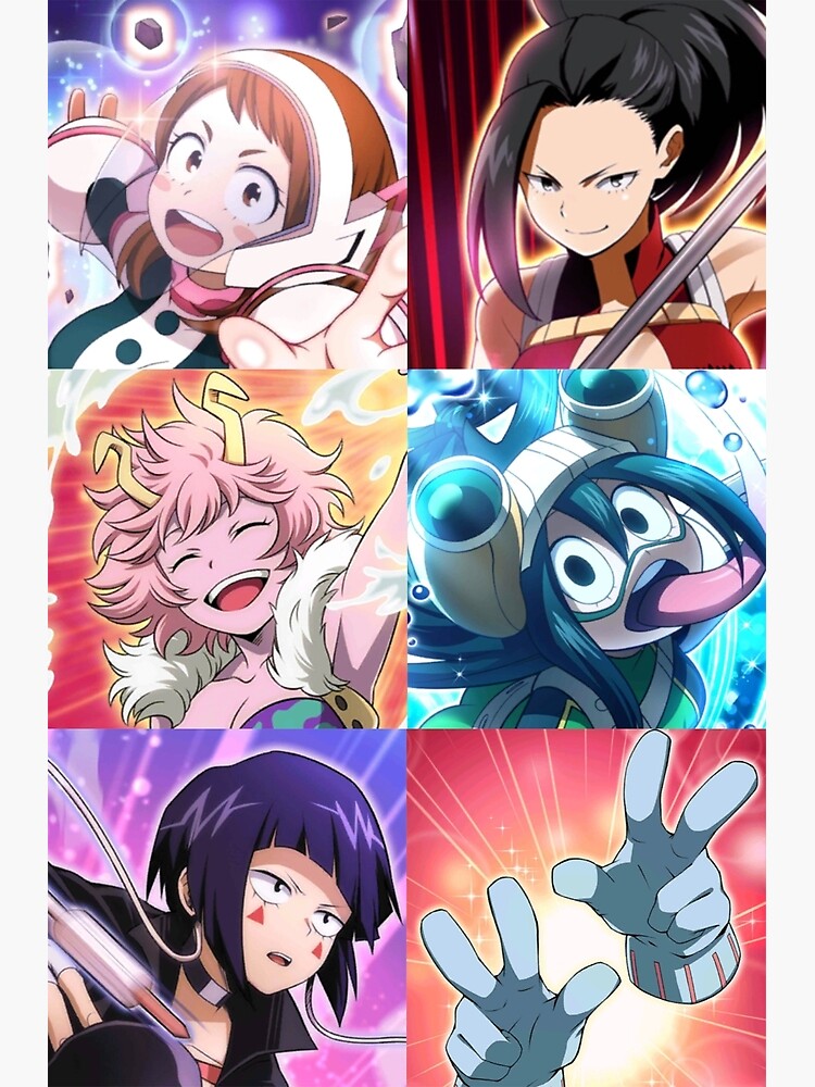 "MHA girls " Poster by silkieshoe | Redbubble