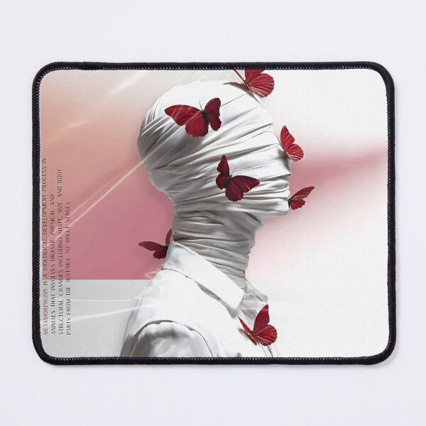 Item preview, Morph Red Butterfly Metamorphosis Surreal designed and sold by iconiicc.