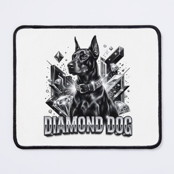 Item preview, Diamond Dog Doberman Luxury Artwork designed and sold by pradeepvisuals.