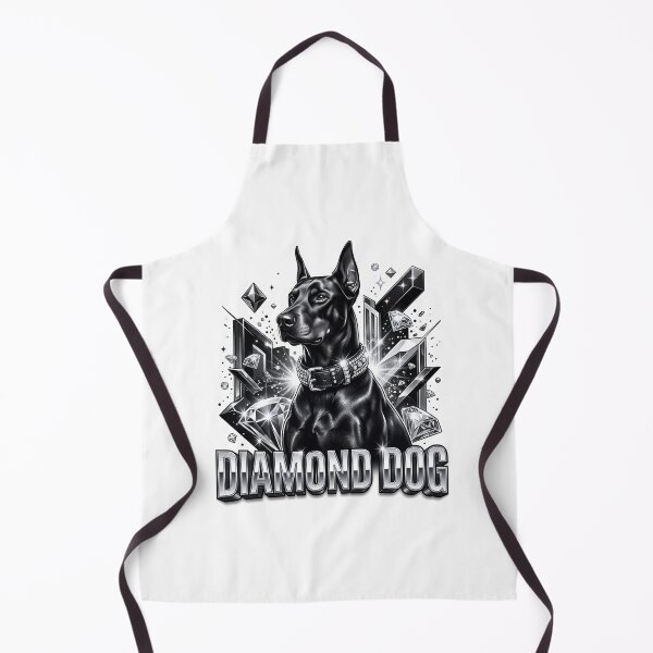 Item preview, Diamond Dog Doberman Luxury Artwork designed and sold by pradeepvisuals.