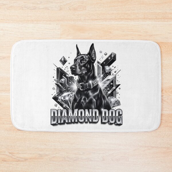 Item preview, Diamond Dog Doberman Luxury Artwork designed and sold by pradeepvisuals.