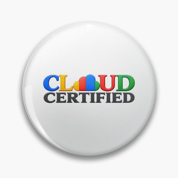 Item preview, Cloud Certified Design | Google Cloud colors | Stickers, T-Shirts, Mugs, Backpacks, Pins, Notebooks & More designed and sold by I am Certified Designs.