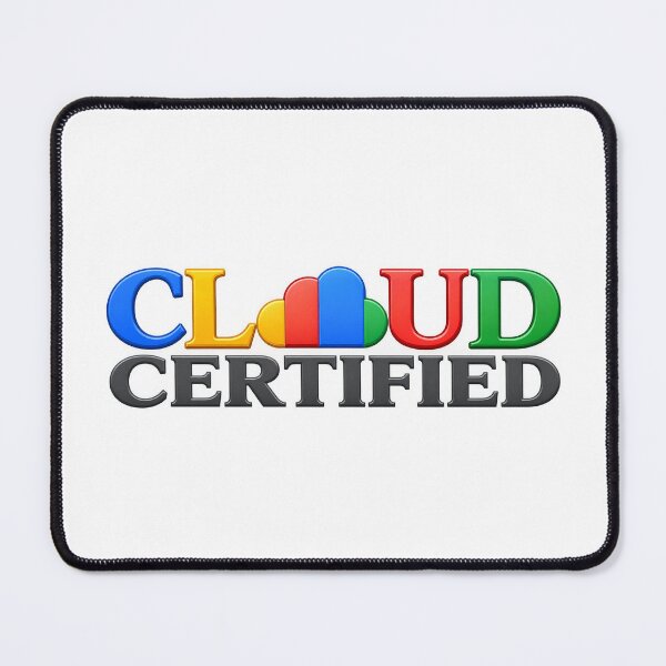 Item preview, Cloud Certified Design | Google Cloud colors | Stickers, T-Shirts, Mugs, Backpacks, Pins, Notebooks & More designed and sold by I am Certified Designs.