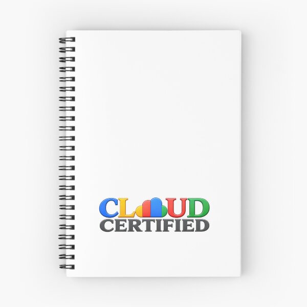 Item preview, Cloud Certified Design | Google Cloud colors | Stickers, T-Shirts, Mugs, Backpacks, Pins, Notebooks & More designed and sold by I am Certified.