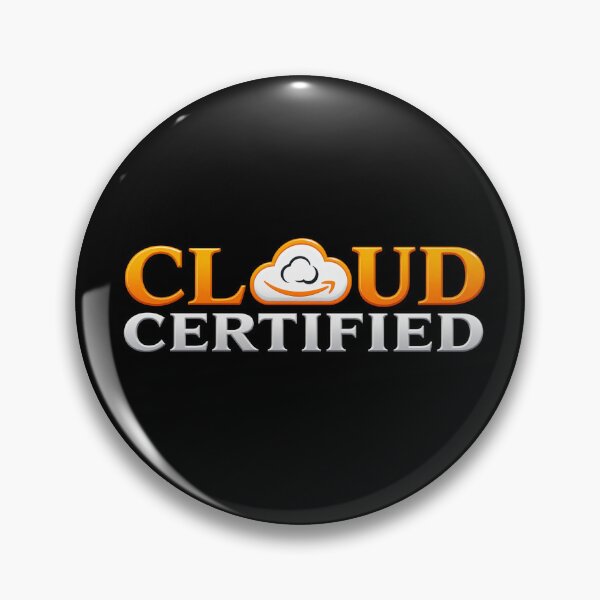 Item preview, Cloud Certified Design | AWS colors | Stickers, T-Shirts, Mugs, Backpacks, Pins, Notebooks & More designed and sold by I am Certified.