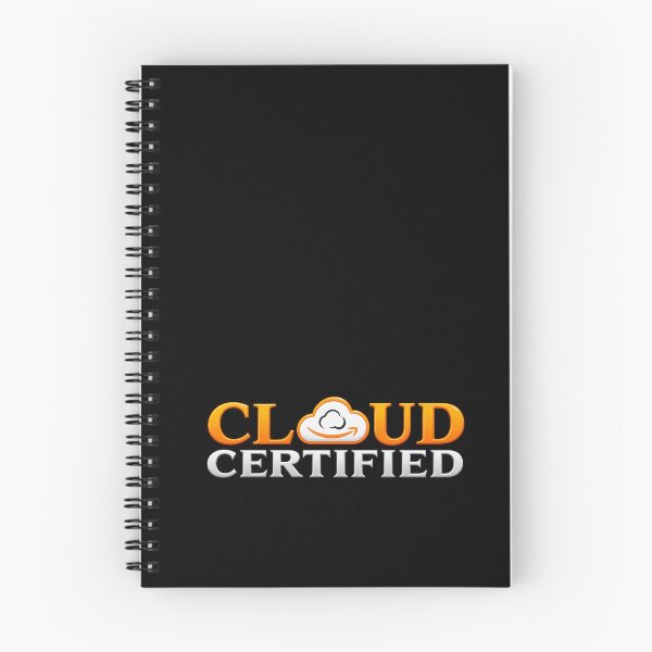 Item preview, Cloud Certified Design | AWS colors | Stickers, T-Shirts, Mugs, Backpacks, Pins, Notebooks & More designed and sold by I am Certified.