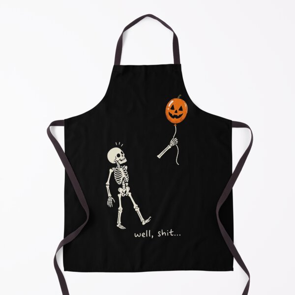 Item preview, Well Dang Funny Halloween Skeleton Pumpkin Balloon Lost Arm designed and sold by haitrieuic96.