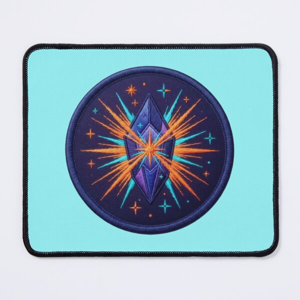 Item preview, Celestial Crystal Burst Embroidered Patch designed and sold by Azurart2.