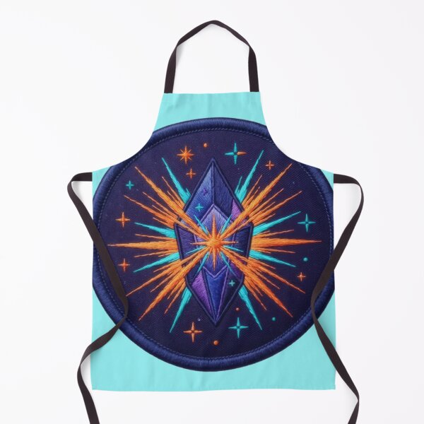 Item preview, Celestial Crystal Burst Embroidered Patch designed and sold by Azurart2.
