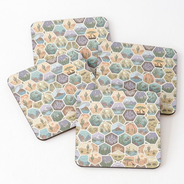 Item preview, Hexagon, Natural live designed and sold by maykgg.