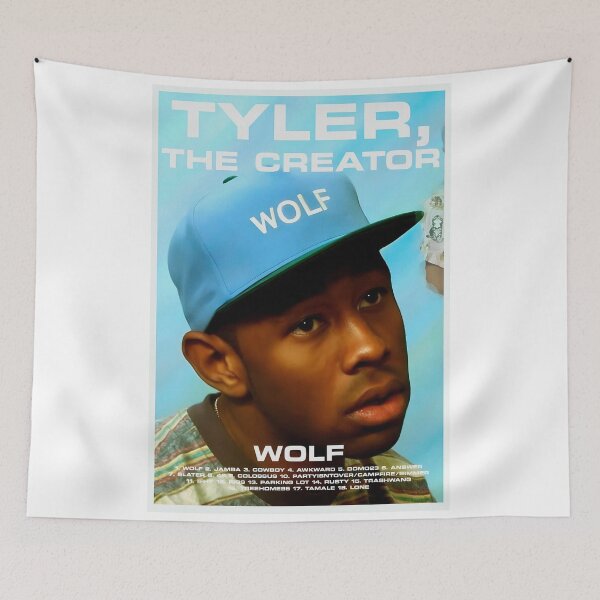 Item preview, WOLF Vintage Portrait Poster – Retro Hip Hop Aesthetic designed and sold by kurgelhipo.