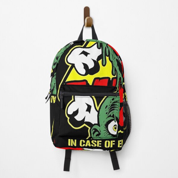 Item preview, Green Melting Skull In Front Of Yellow Warning Triangle designed and sold by uraestheticshop.