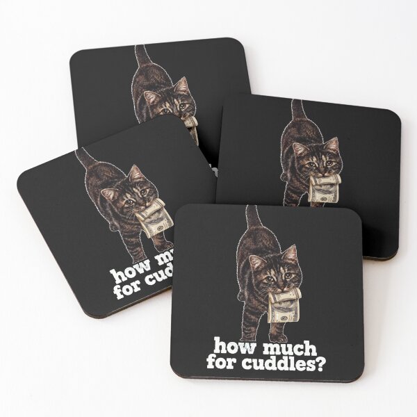Item preview, How Much for Cuddles Shirt, Funny Cat Meme Tee, Cute Kitten with Money Graphic T Shirt, Gifts for Cat Lovers, Cat Mom designed and sold by Abirtom.