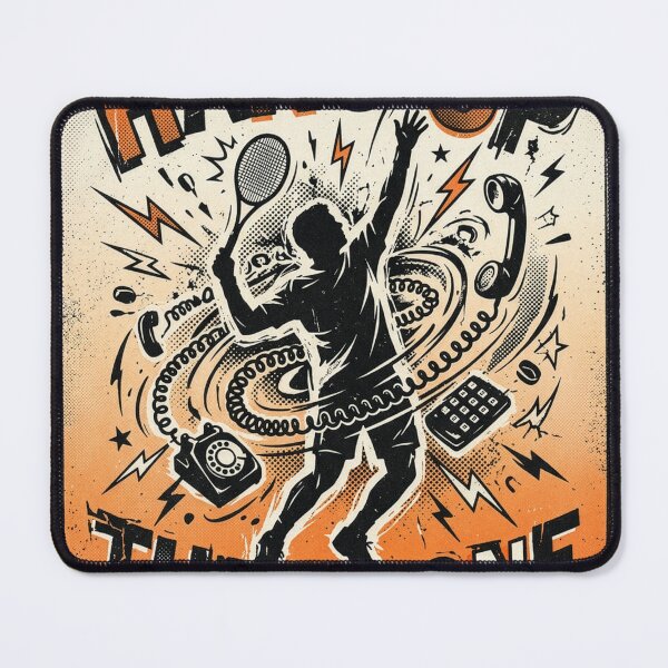 Item preview, Hang Up The Phone Tennis Poster designed and sold by B2Rdesigns.
