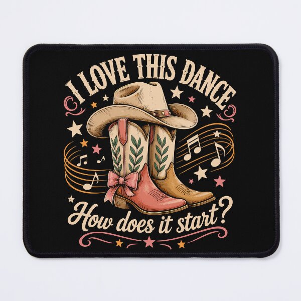 Item preview, I Love This Dance, How Does It Start Funny Dancer Cowgirl designed and sold by Izanmie.