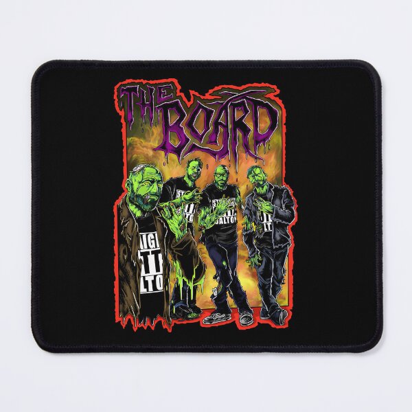 Item preview, Four Green Zombie Characters Standing In Flames designed and sold by uraestheticshop.