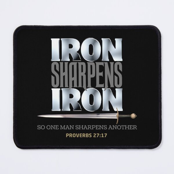 Item preview, Iron sharpens Iron - Proverbs 27:17 designed and sold by Cane & Abel Creations ..