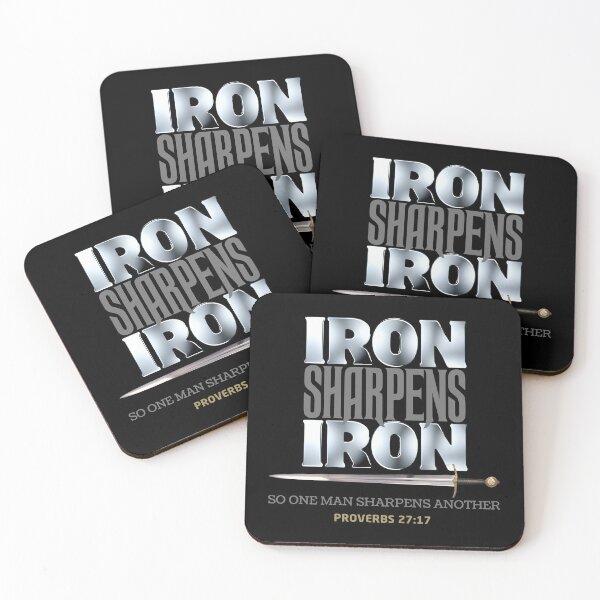 Item preview, Iron sharpens Iron - Proverbs 27:17 designed and sold by Cane & Abel Creations ..