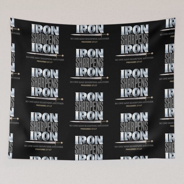 Item preview, Iron sharpens Iron - Proverbs 27:17 designed and sold by Cane & Abel Creations ..