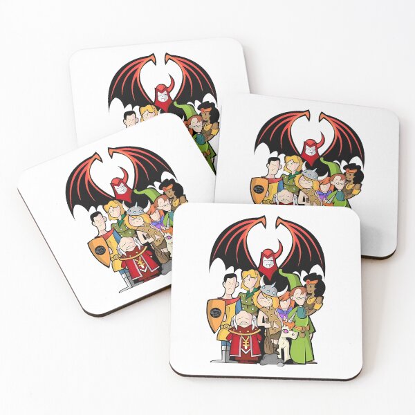 Item preview, Adventurers Group Standing Below Winged Demon designed and sold by uraestheticshop.