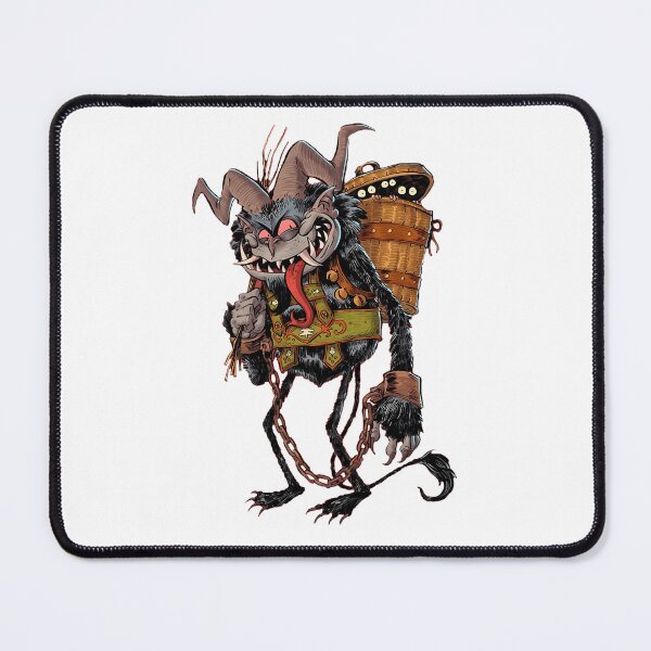 Item preview, Horned Creature Carrying Wicker Basket Full Of Eyes designed and sold by uraestheticshop.