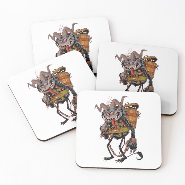 Item preview, Horned Creature Carrying Wicker Basket Full Of Eyes designed and sold by uraestheticshop.