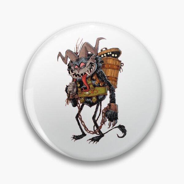 Item preview, Horned Creature Carrying Wicker Basket Full Of Eyes designed and sold by uraestheticshop.