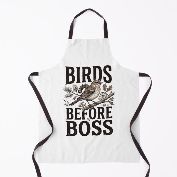 Item preview, Birds Before Boss - Funny Birdwatching Design for Bird Lovers and Nature Enthusiasts designed and sold by 519xdesign.