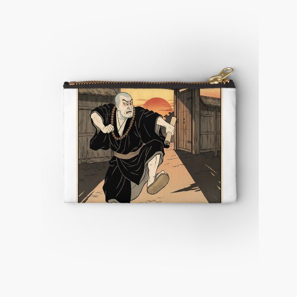 Item preview, Warrior Monk in Martial Arts Stance at Sunset designed and sold by TokyoUkiyoHouse.