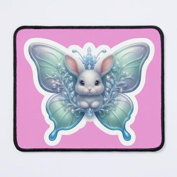 Item preview, Ice Crystal Fairy Butterfly Bunny designed and sold by Azurart2.