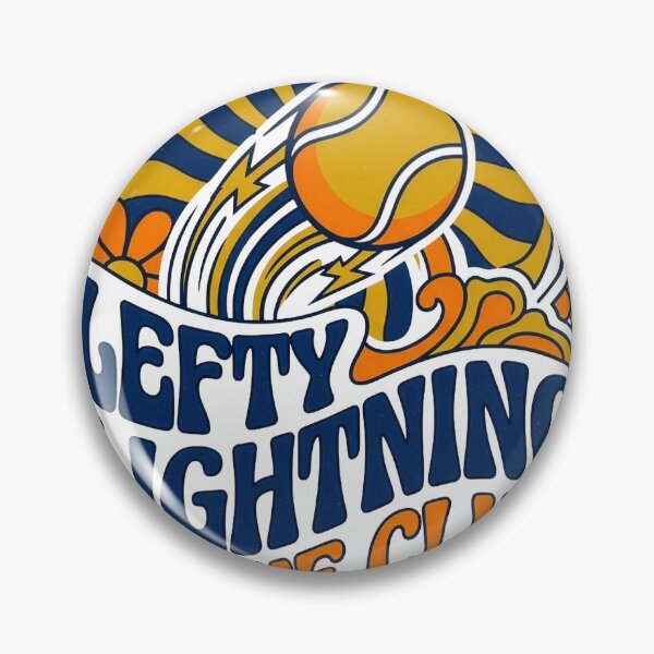 Item preview, Lefty Lightning Serve Club Poster designed and sold by B2Rdesigns.