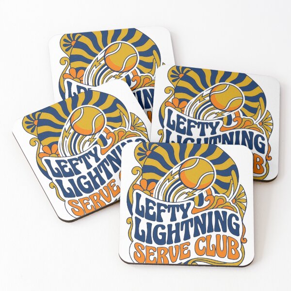 Item preview, Lefty Lightning Serve Club Poster designed and sold by B2Rdesigns.