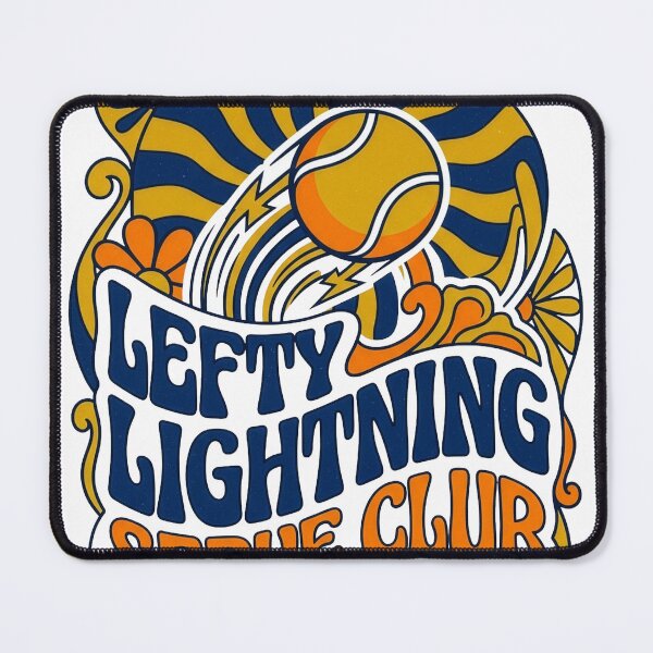Item preview, Lefty Lightning Serve Club Poster designed and sold by B2Rdesigns.
