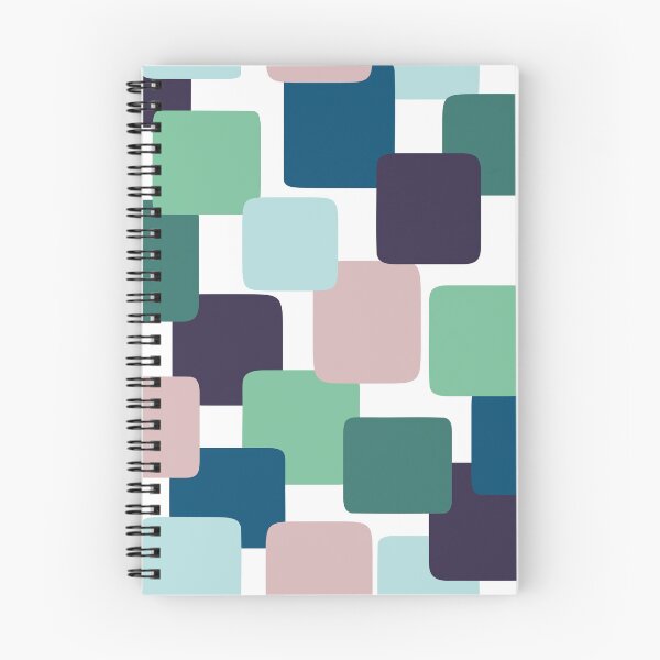 Artikelvorschau, Retro-Quadrate in Lila, Blau und Grün entworfen und verkauft von jehb.creative.