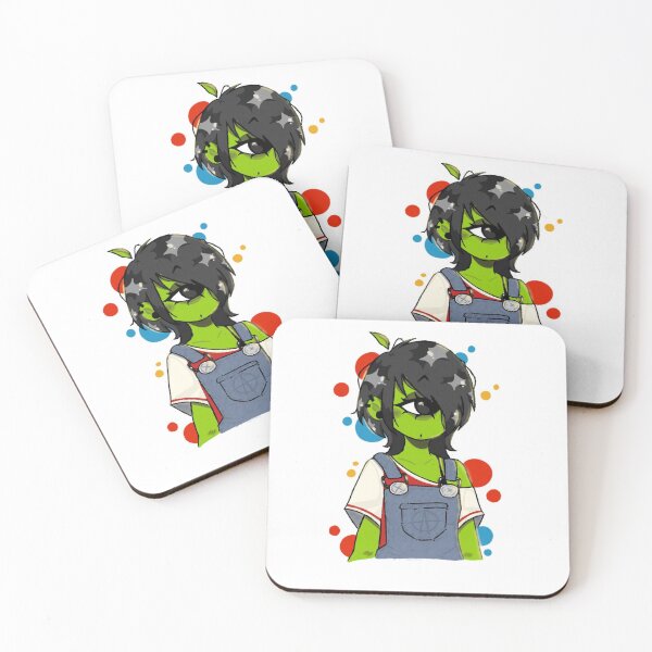 Item preview, Cute Cyclops Green Girl Indie Art designed and sold by StudioAisha.