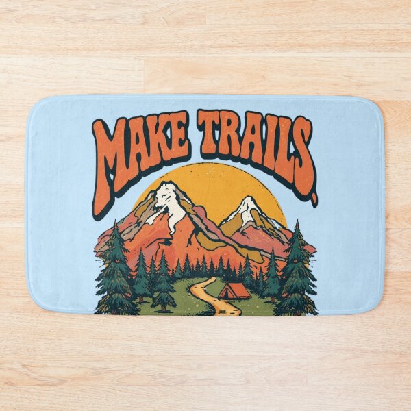 Item preview, Peaceful Peaks: Make Trails Not War Retro Design  designed and sold by Skyrocketz.