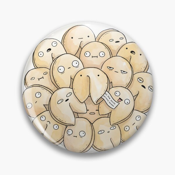 Item preview, Cute Fortune Cookies Pile Kawaii Food Illustration designed and sold by DuckOddity.