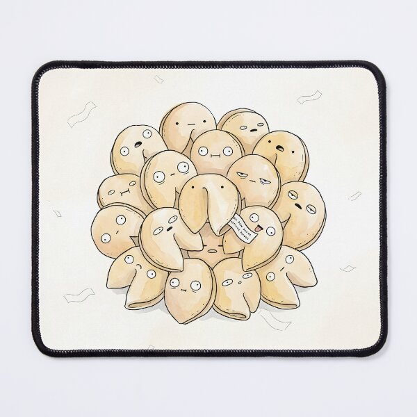 Item preview, Cute Fortune Cookies Pile Kawaii Food Illustration designed and sold by DuckOddity.