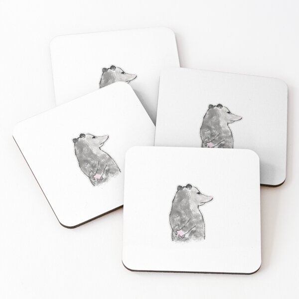 Item preview, Opossum Standing Side Profile Pencil Art designed and sold by raun.draw.