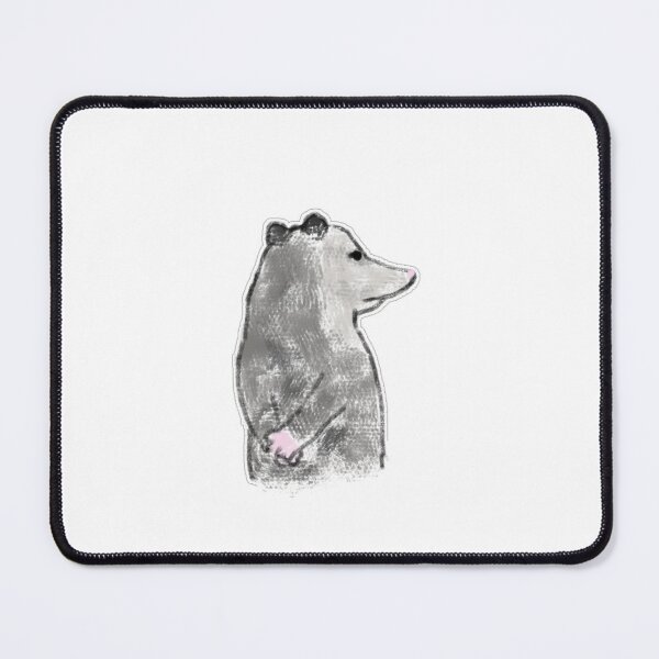 Item preview, Opossum Standing Side Profile Pencil Art designed and sold by raun.draw.