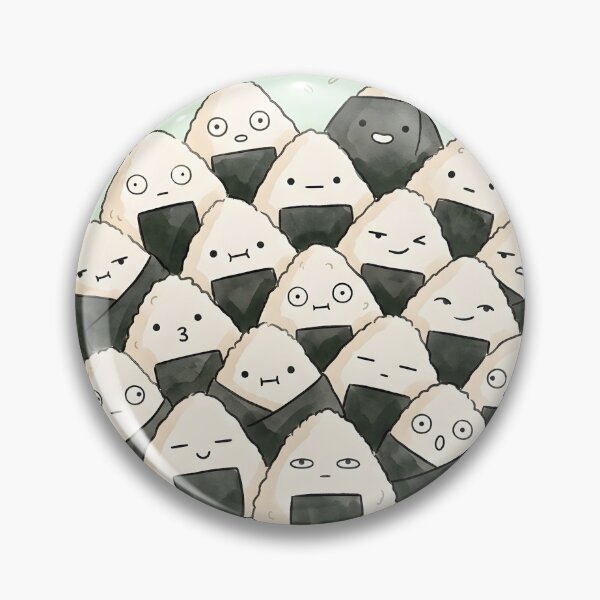 Item preview, Cute Onigiri Rice Balls Pile Kawaii Japanese Food designed and sold by DuckOddity.