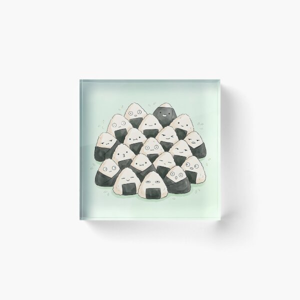 Item preview, Cute Onigiri Rice Balls Pile Kawaii Japanese Food designed and sold by DuckOddity.